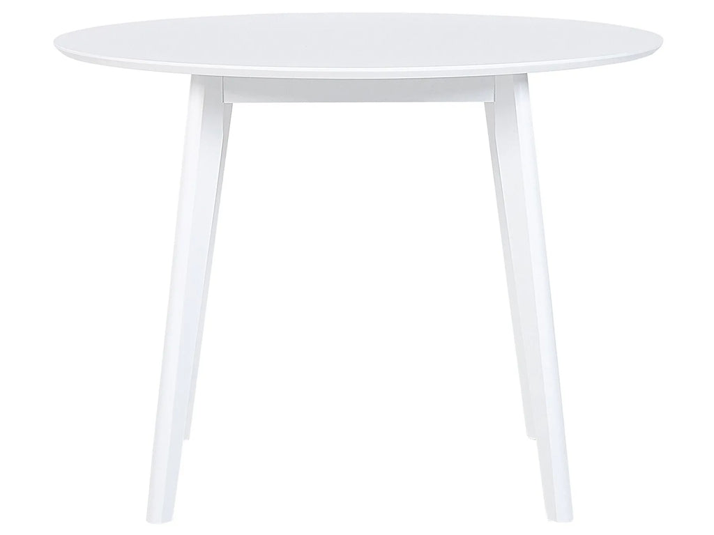 Dining Set ROXBY White 4 Seater
