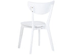 Dining Set ROXBY White 4 Seater