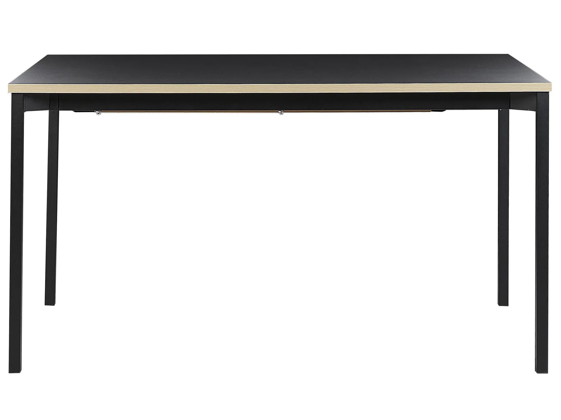 Extending Dining Table Black 140/190 cm 90 cm