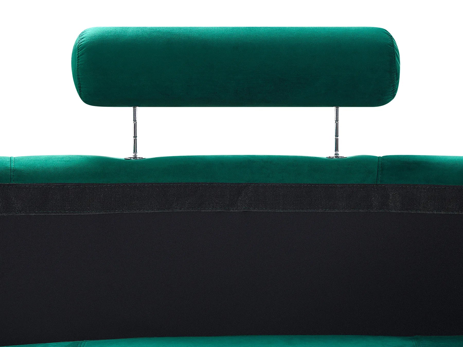Curved Sofa 7 Seater ROTUNDE Velvet Dark Green