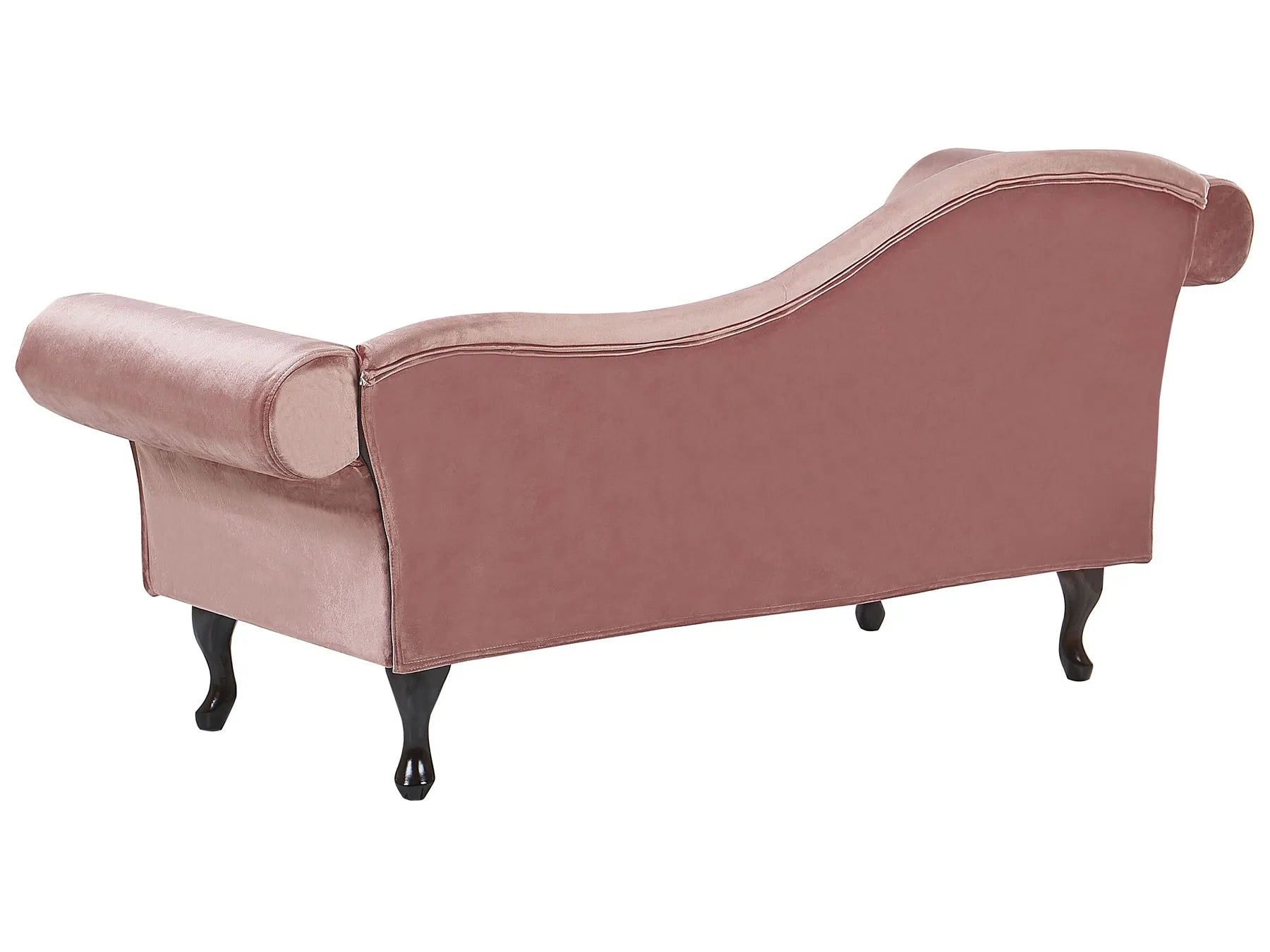 Left-Hand Chaise Lounge LATTES Velvet Pink