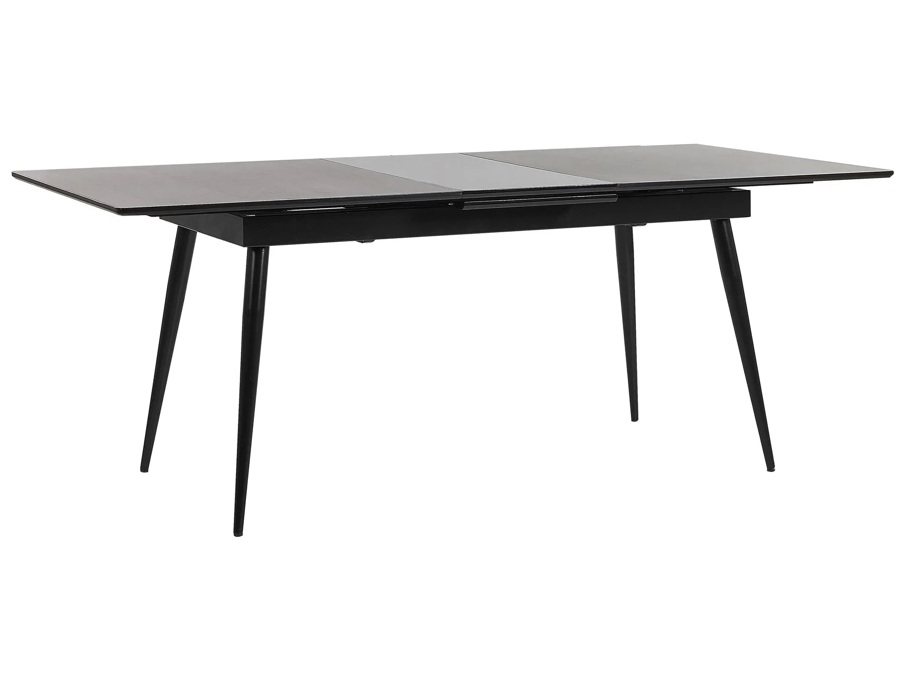 Extending Dining Table MALDON Black 160/200 cm 90 cm