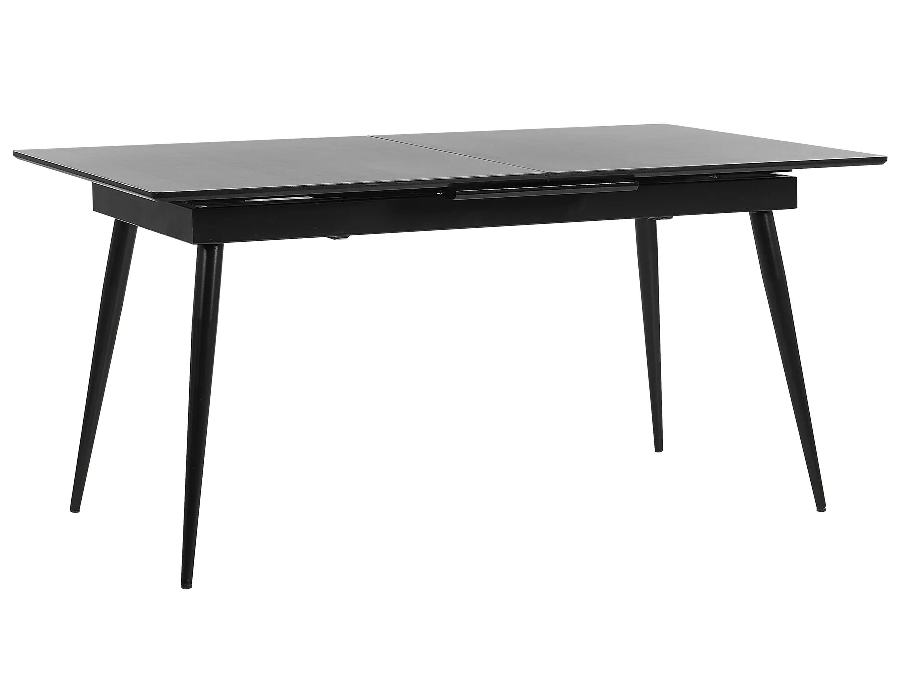 Extending Dining Table MALDON Black 160/200 cm 90 cm
