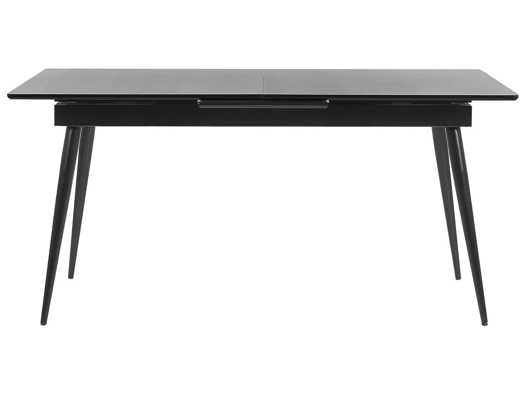 Extending Dining Table MALDON Black 160/200 cm 90 cm
