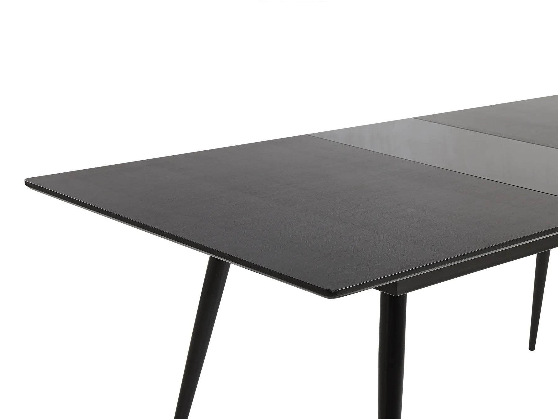 Extending Dining Table MALDON Black 160/200 cm 90 cm