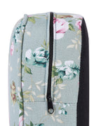 Wingback Chair HAMAR with Footstool Fabric Green