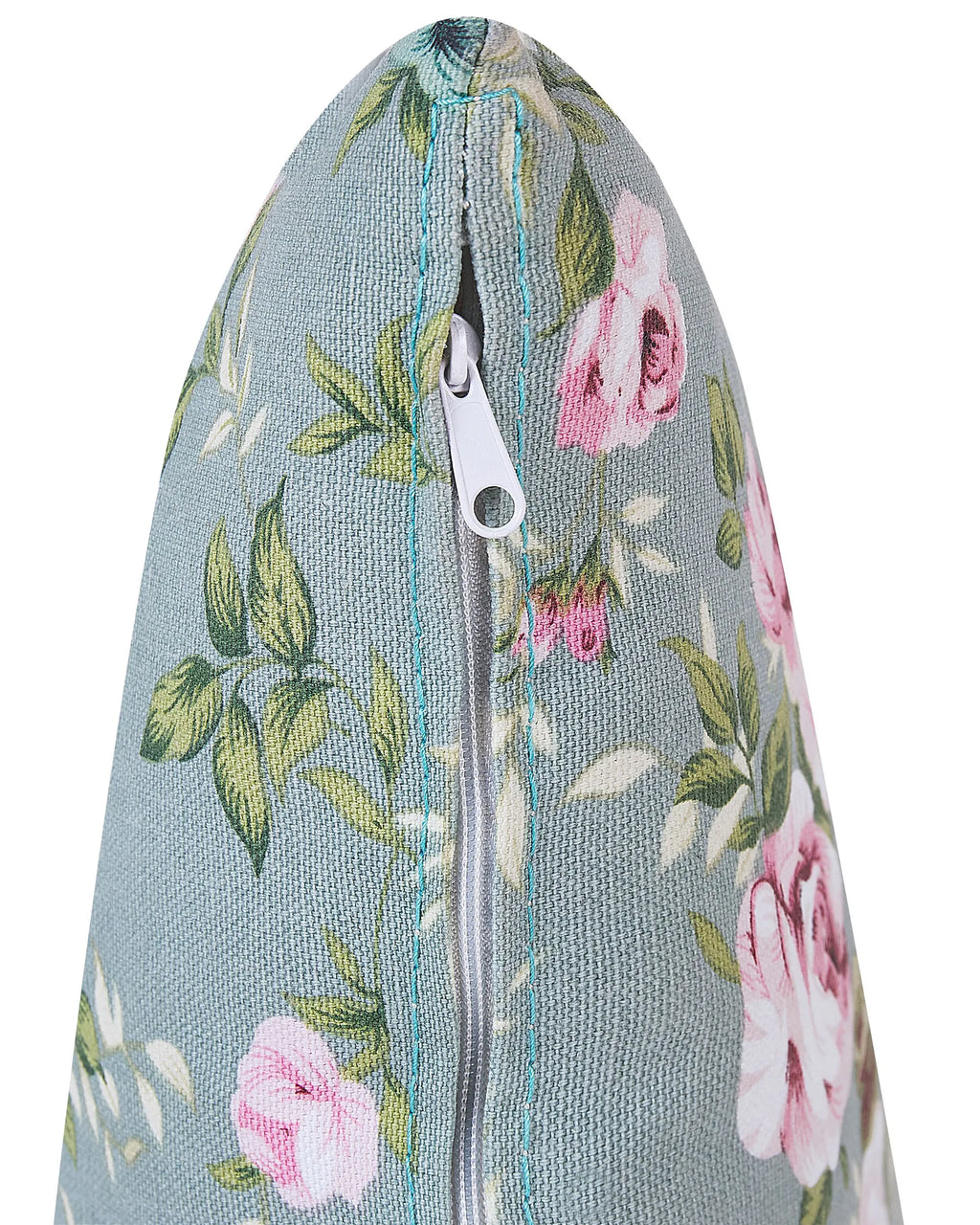 Wingback Chair HAMAR with Footstool Fabric Green