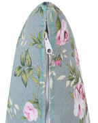 Wingback Chair HAMAR with Footstool Fabric Green