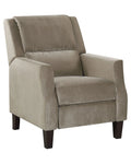 Recliner Chair EGERSUND Velvet Taupe
