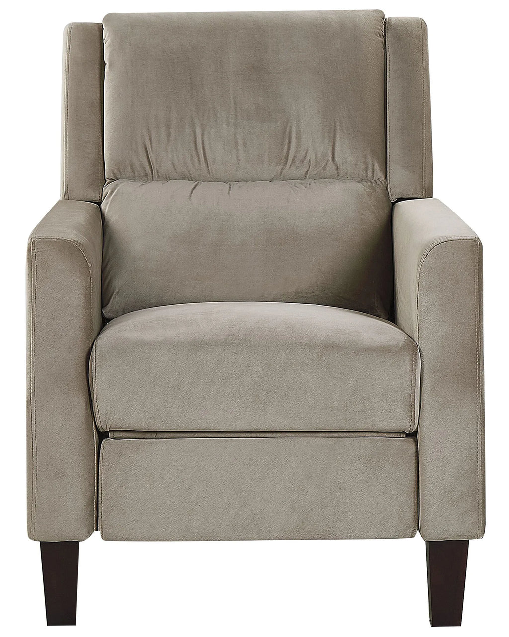 Recliner Chair EGERSUND Velvet Taupe