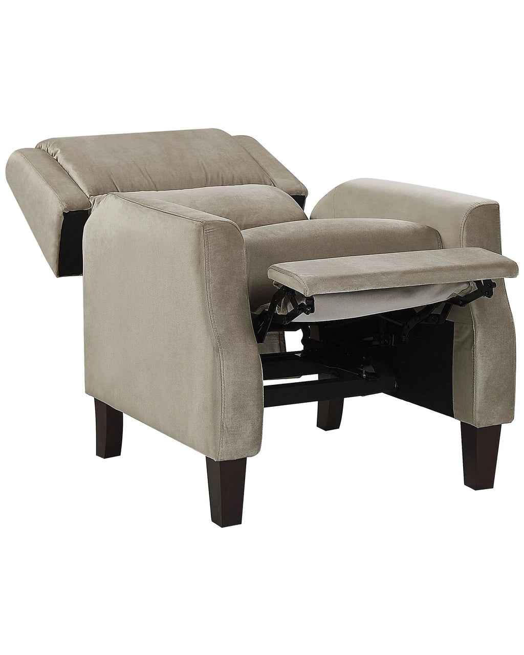 Recliner Chair EGERSUND Velvet Taupe