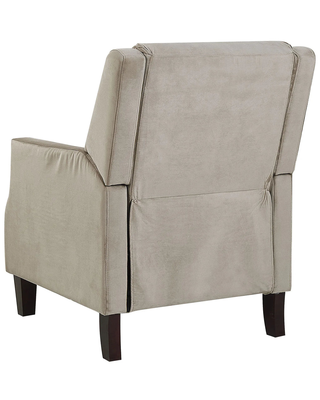 Recliner Chair EGERSUND Velvet Taupe