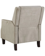 Recliner Chair EGERSUND Velvet Taupe