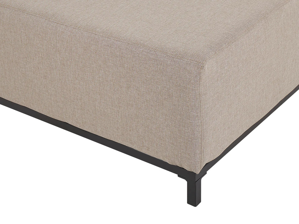 Ottoman ROVIGO Fabric Beige