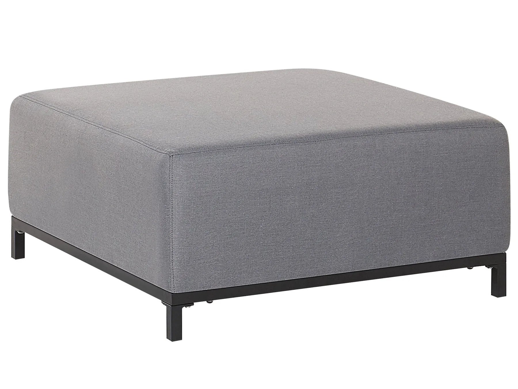 Ottoman ROVIGO Fabric Grey