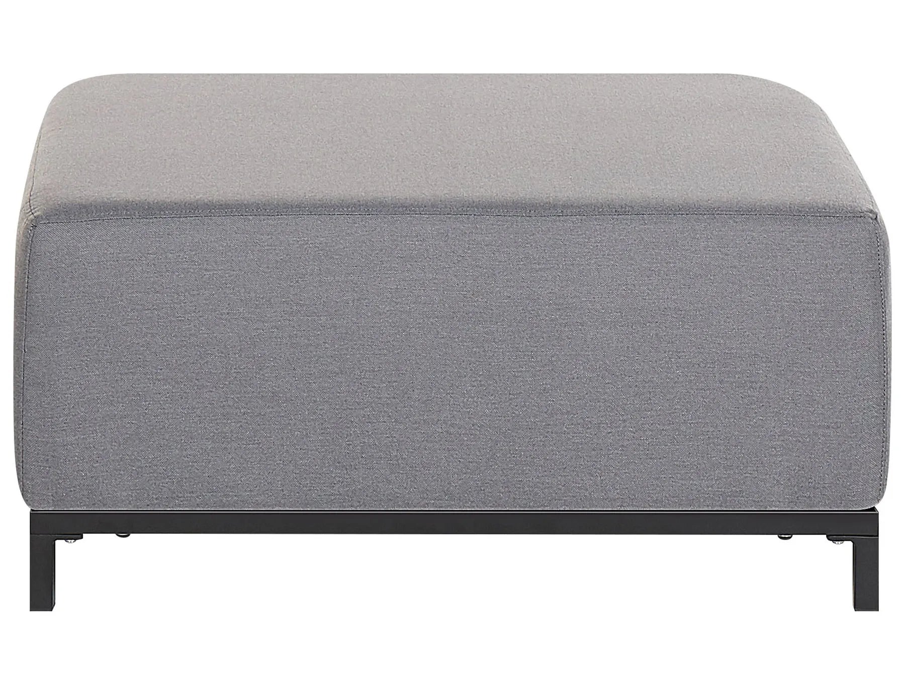 Ottoman ROVIGO Fabric Grey