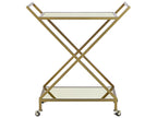 Kitchen Trolley IVERA Metal Gold