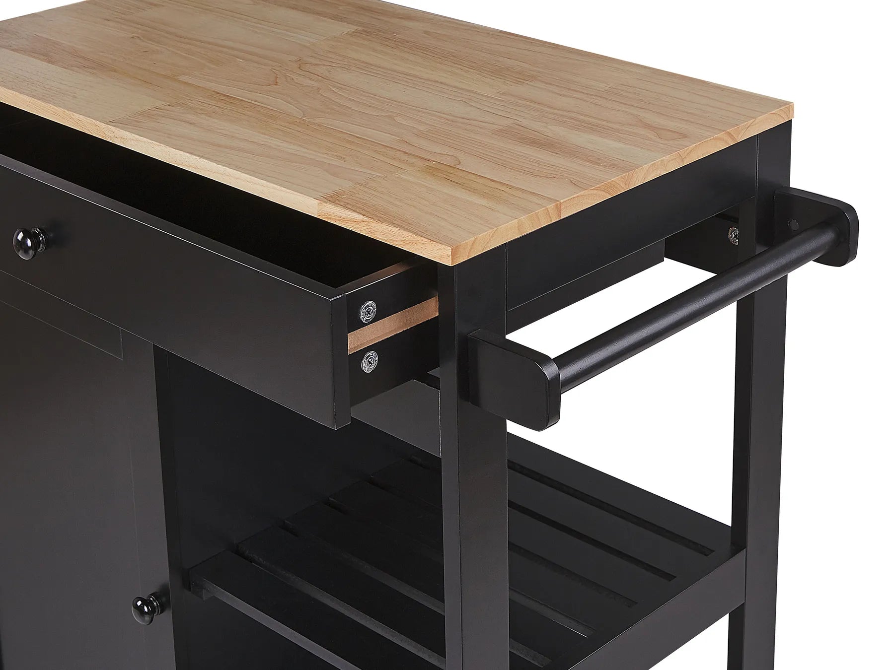 Kitchen Trolley TRAPANI Black