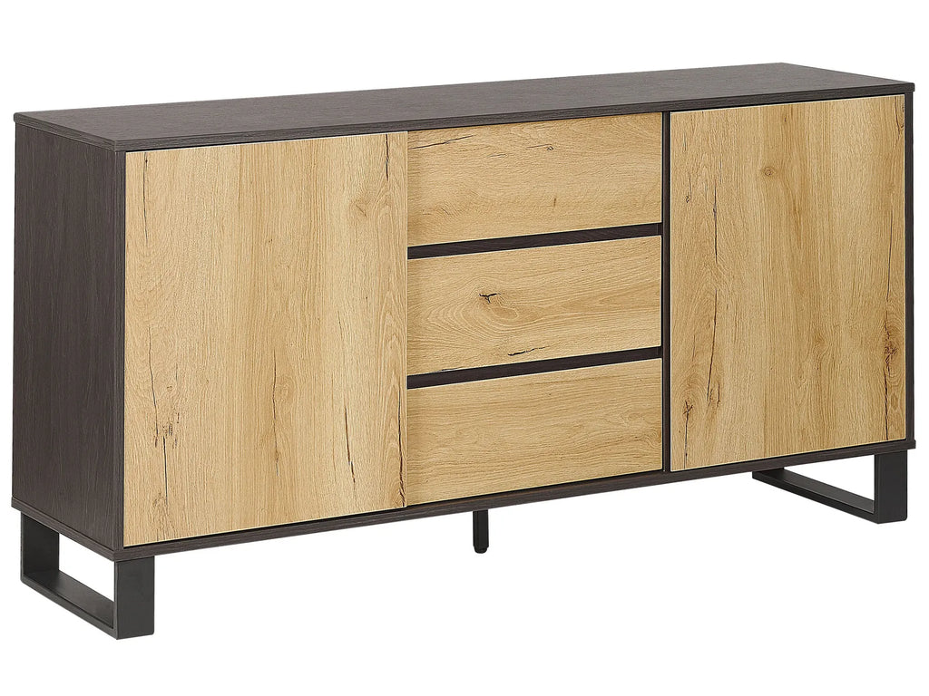 2 Door Sideboard ELDA Brown/ Black