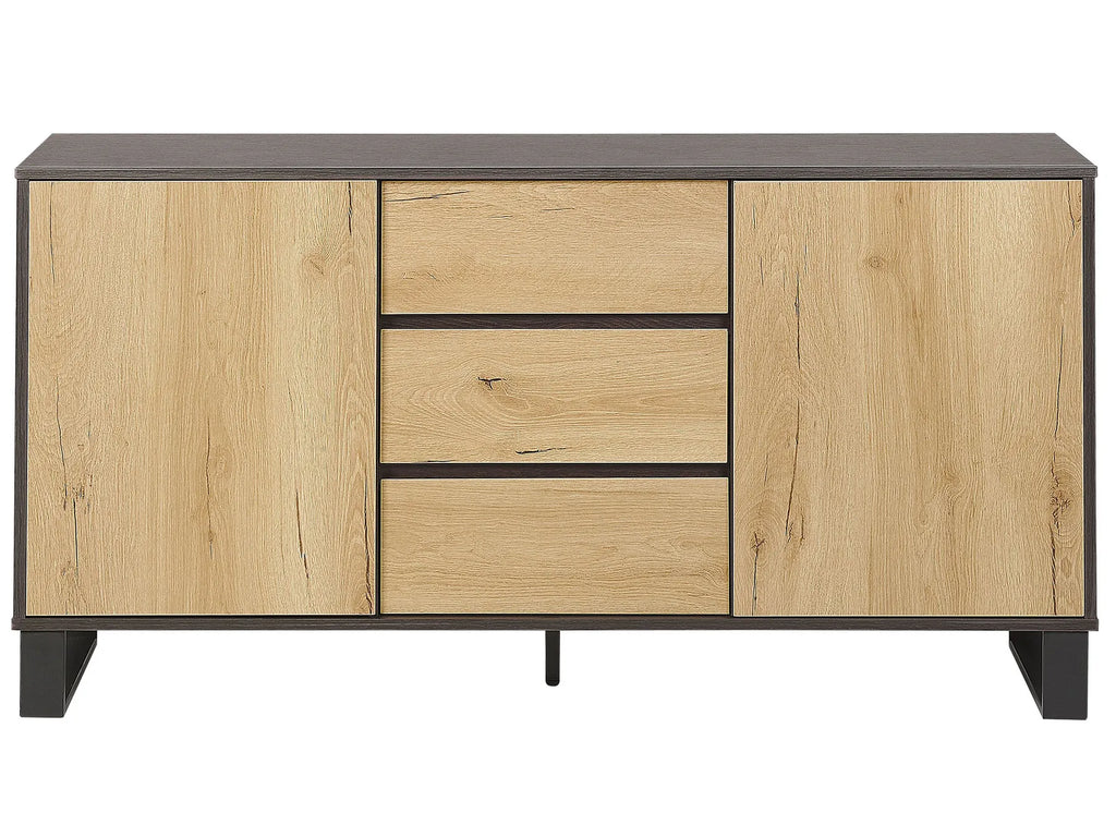 2 Door Sideboard ELDA Brown/ Black