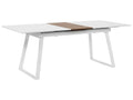 Extending Dining Table KALUNA White 160/200 cm 90 cm