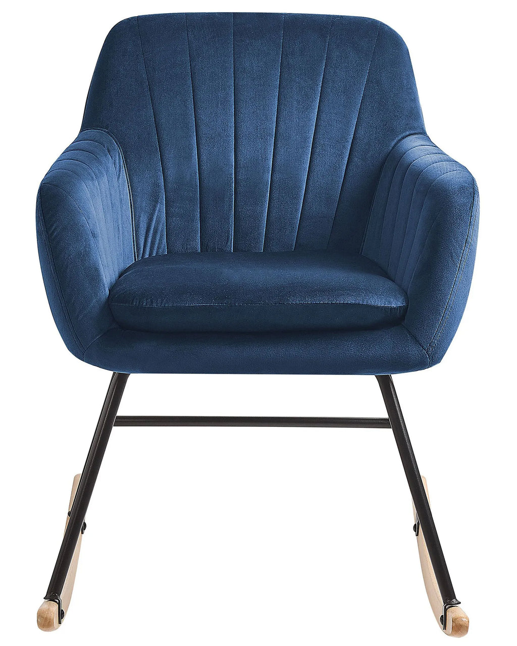Rocking Chair LIARUM Velvet Navy Blue