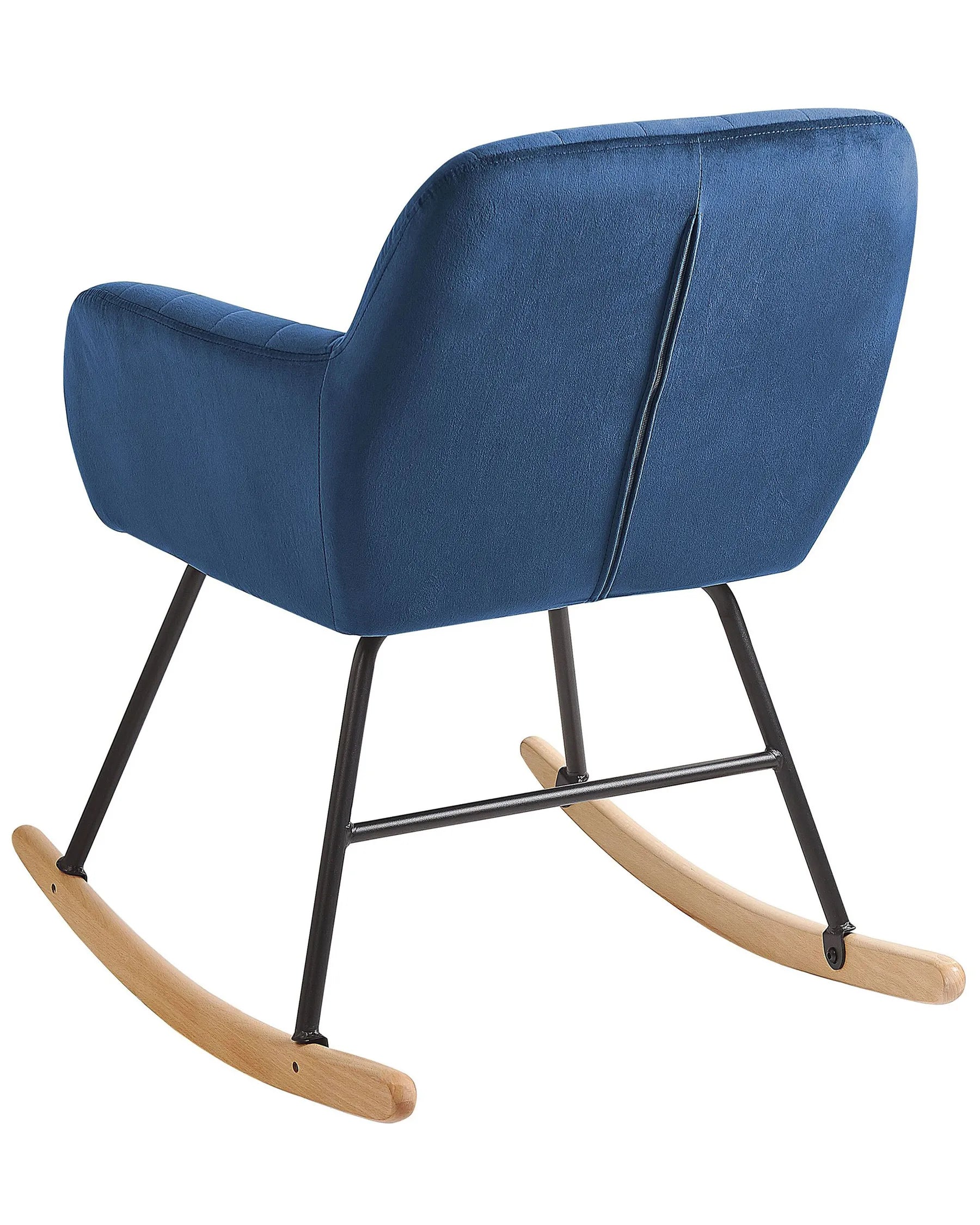 Rocking Chair LIARUM Velvet Navy Blue