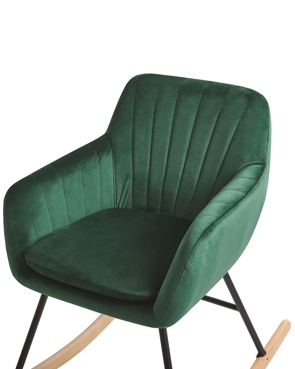 Rocking Chair LIARUM Velvet Emerald Green