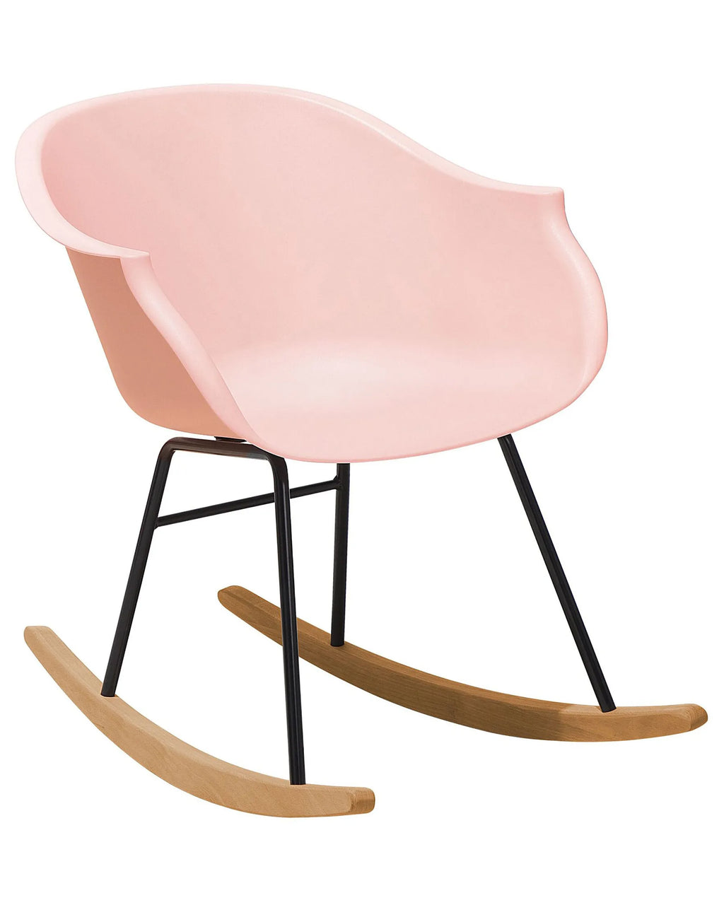 Rocking Chair HARMONY Synthetic Material Pink