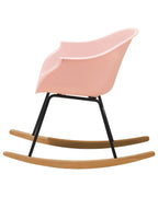 Rocking Chair HARMONY Synthetic Material Pink