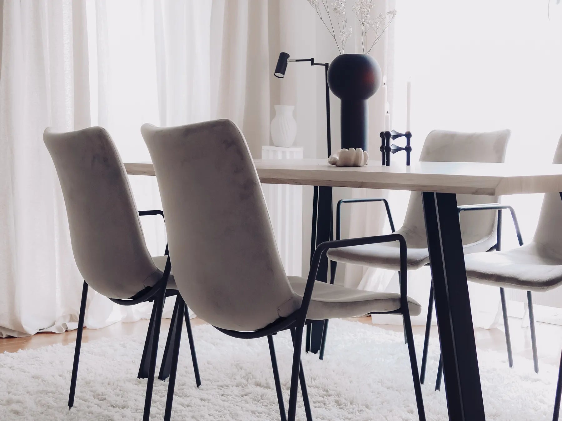 Dining Table GRAHAM Light Brown 180 cm 90 cm