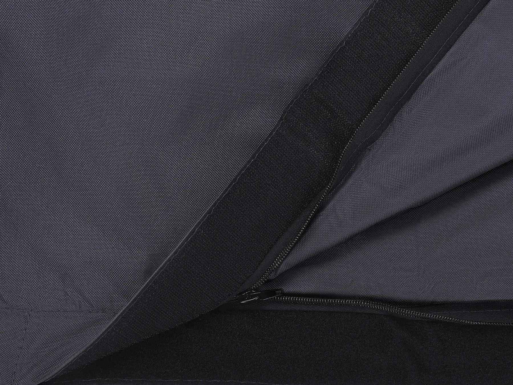 Bean Bag 300 L FUZZY 140 cm 180 cm Black