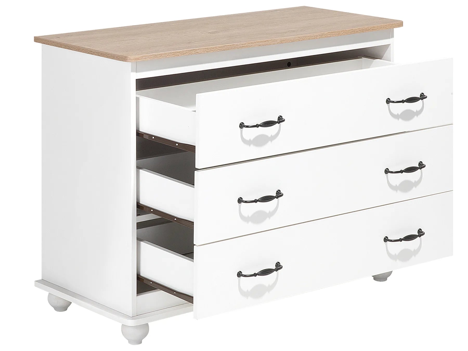 3 Drawer Chest EVERETT White