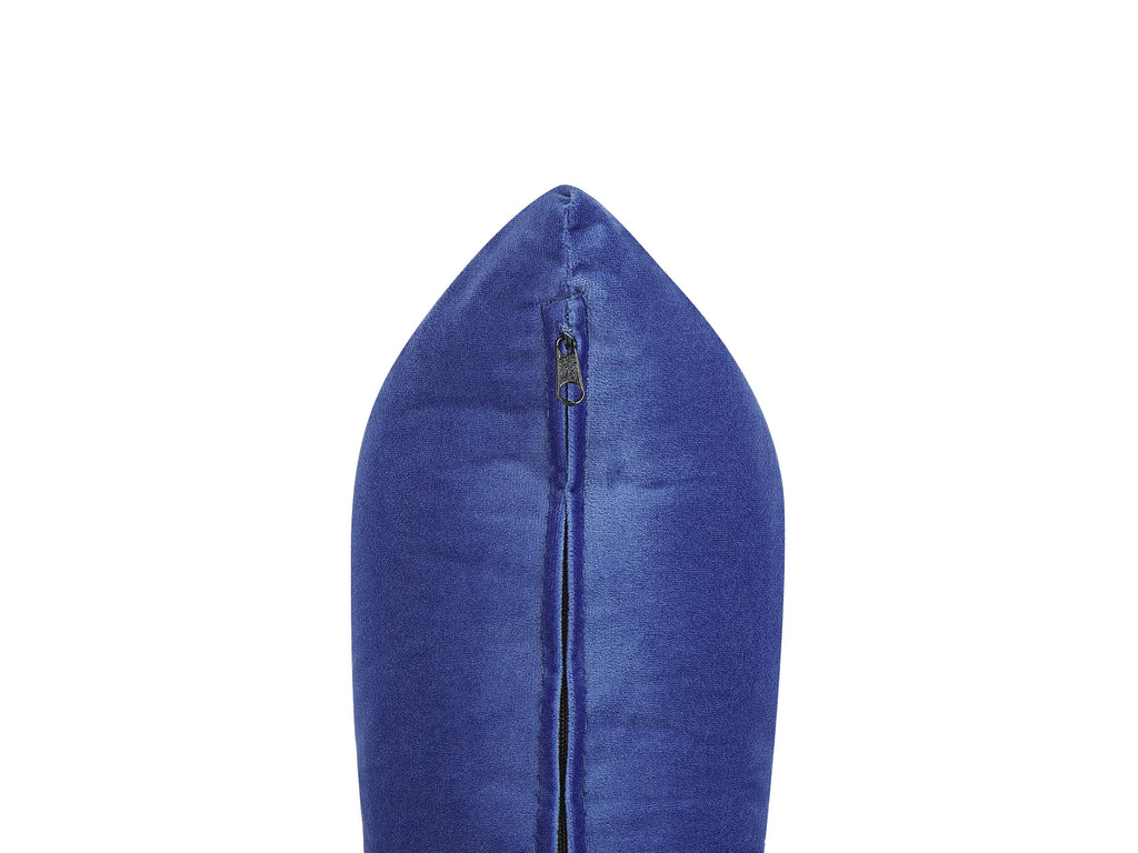 Sofa Bed 2 Seater VESTFOLD Velvet Navy Blue