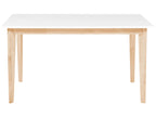 Extending Dining Table SOLA White 140/180 cm 90 cm