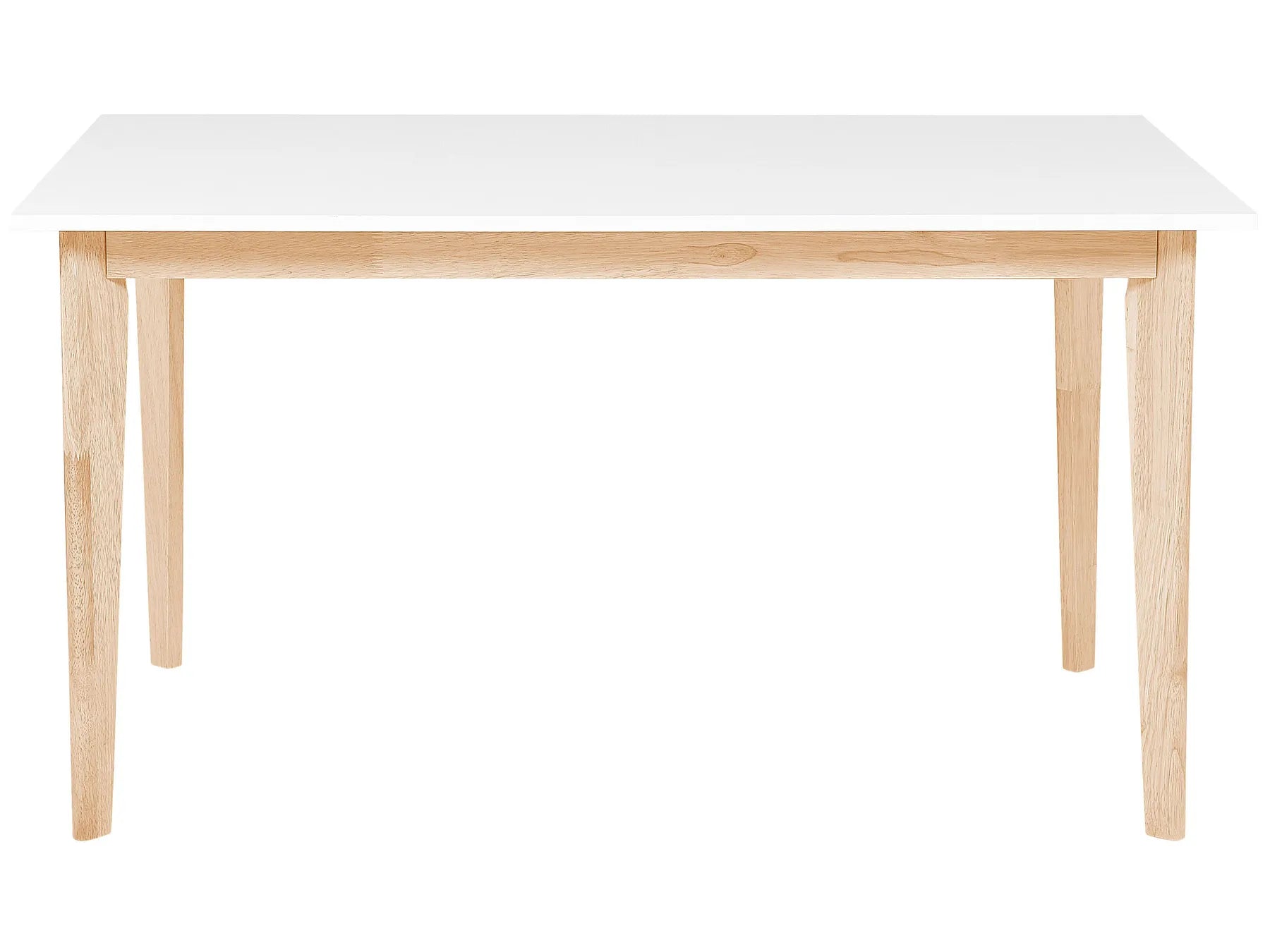 Extending Dining Table SOLA White 140/180 cm 90 cm