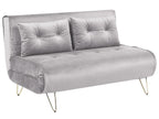 Living Room Set 3 Seater VESTFOLD Velvet Grey