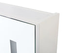 Bathroom Wall Mounted Mirror Cabinet LED CHABUNCO 60 cm 60 cm White