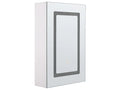 Bathroom Wall Mounted Mirror Cabinet LED CONDOR 40 cm 60 cm White