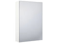 Bathroom Wall Mounted Mirror Cabinet PRIMAVERA 40 cm 60 cm White