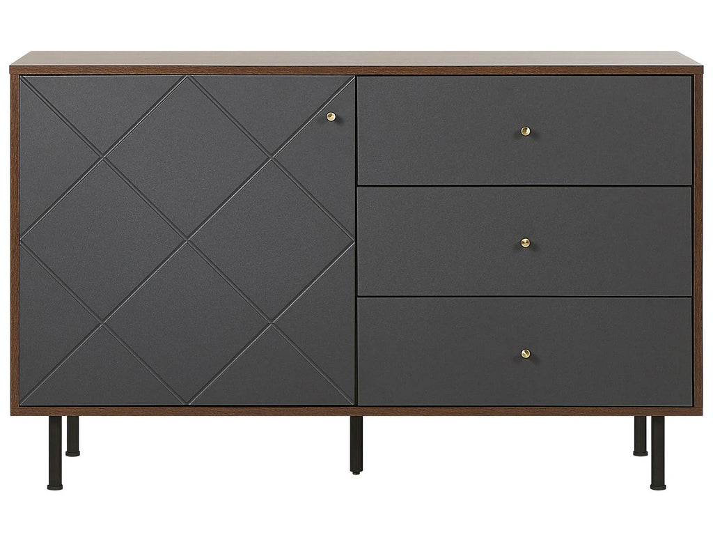 Sideboard PALMER Dark Brown/ Grey