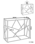 Console Table ORLAND Glass Gold