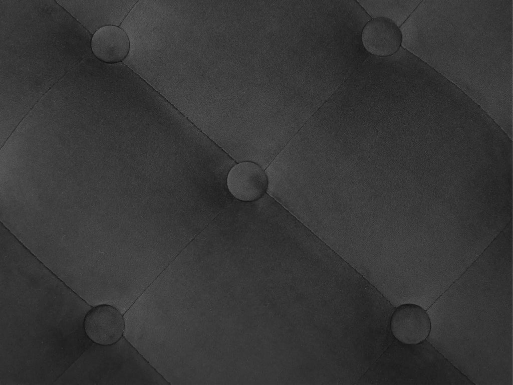 Pouffe TAMPA Velvet Black