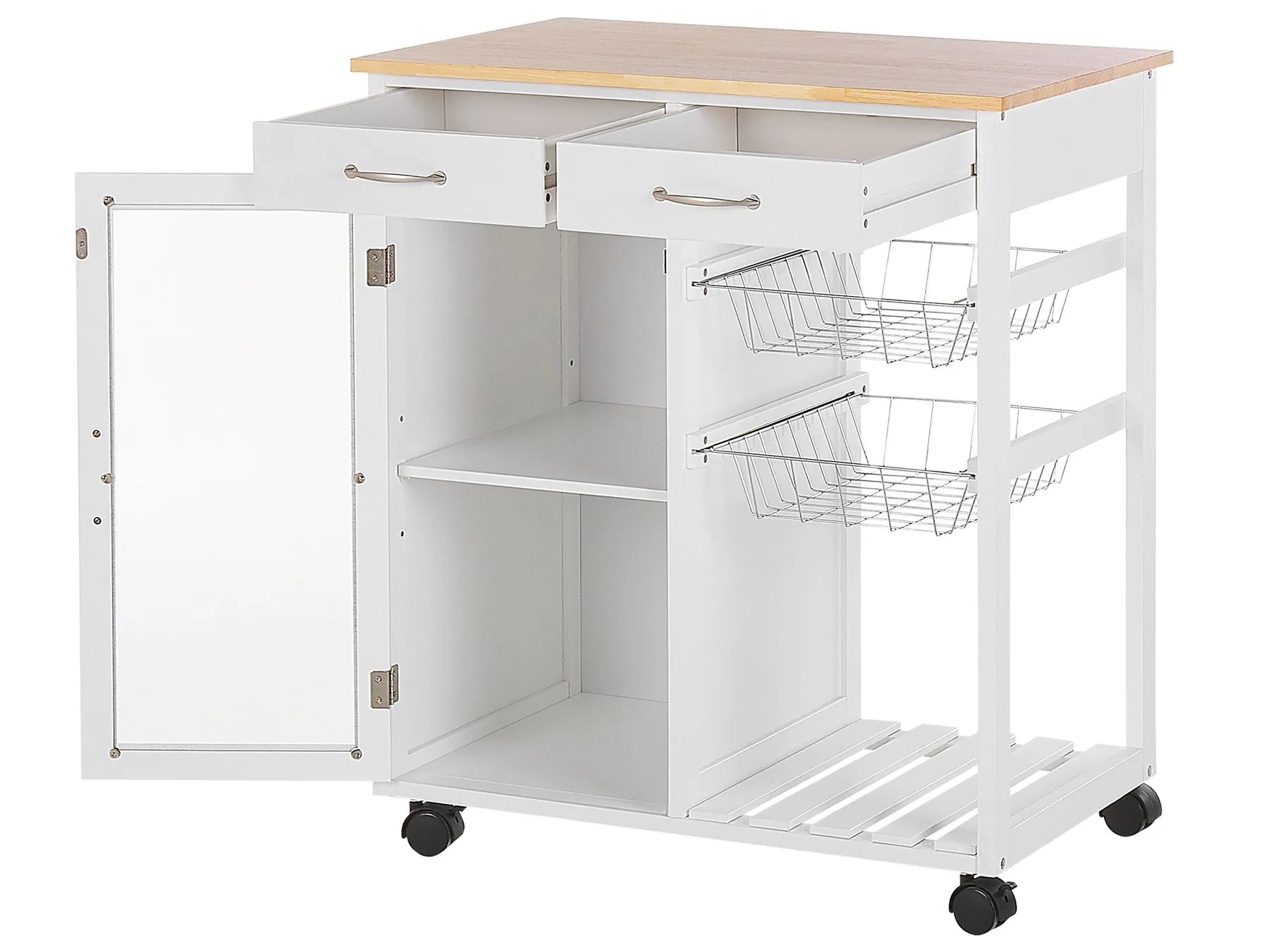 Kitchen Trolley BOVES White