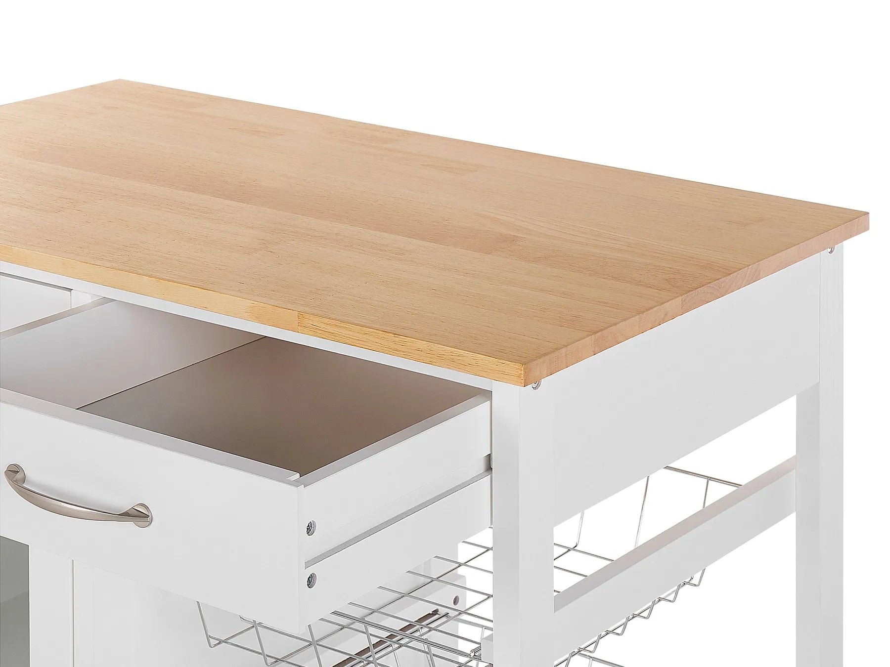 Kitchen Trolley BOVES White