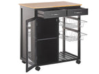 Kitchen Trolley BOVES Black