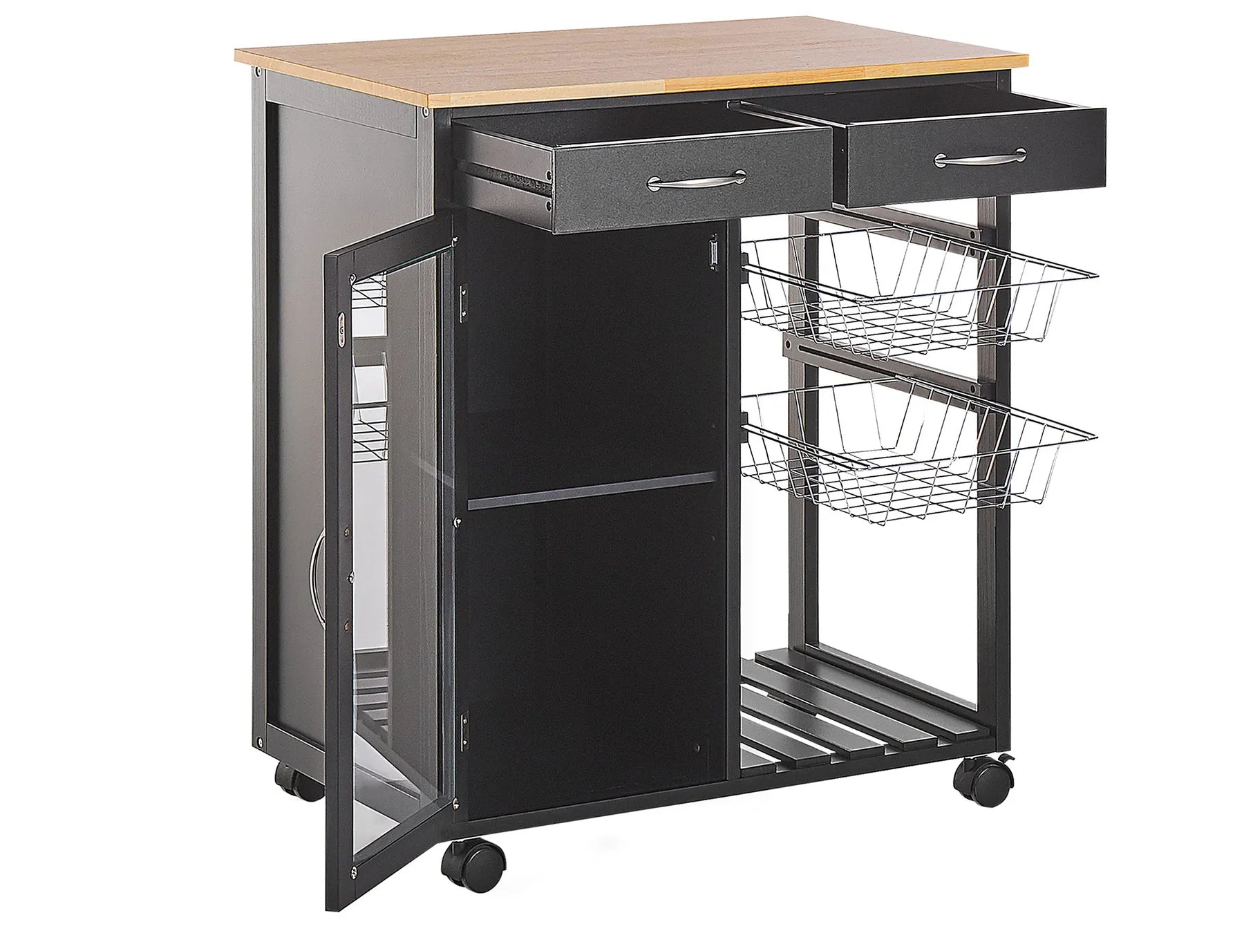 Kitchen Trolley BOVES Black