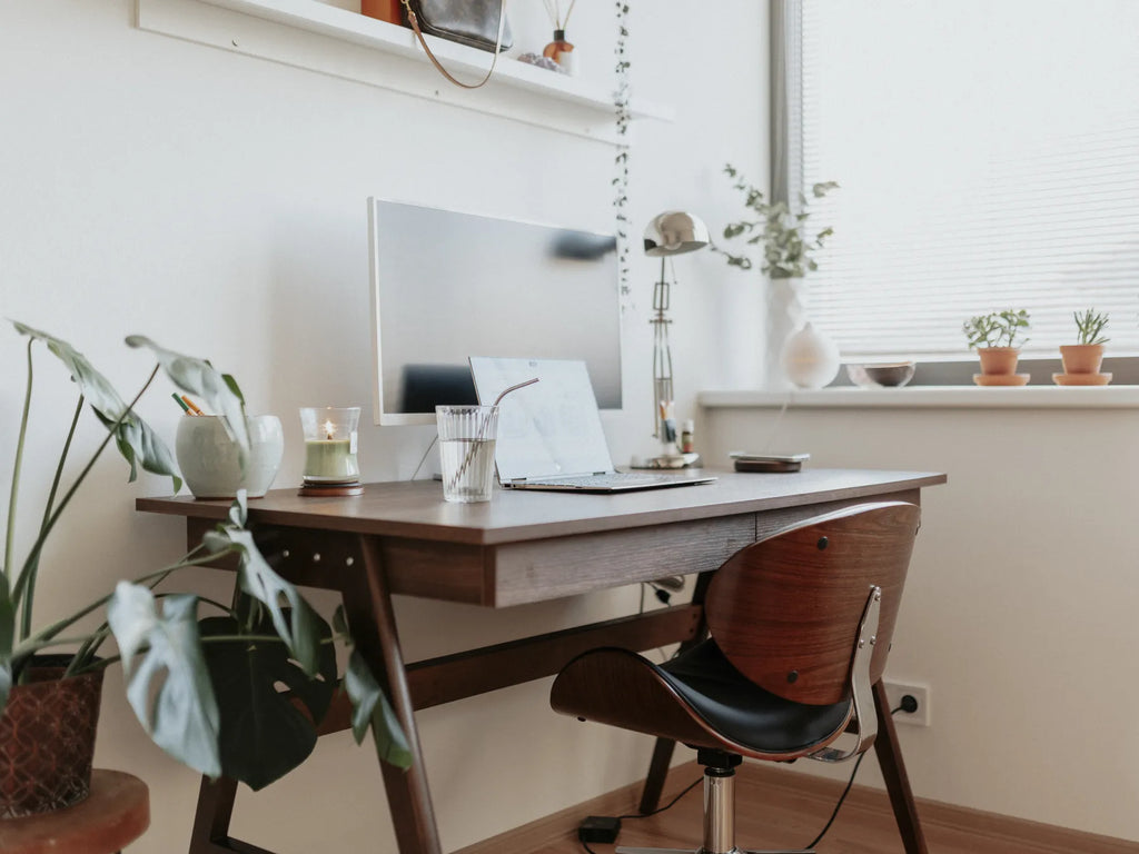 Desk Chair ROTTERDAM Faux Leather Black