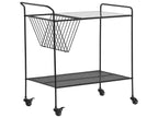 Kitchen Trolley ALAMO Metal Black