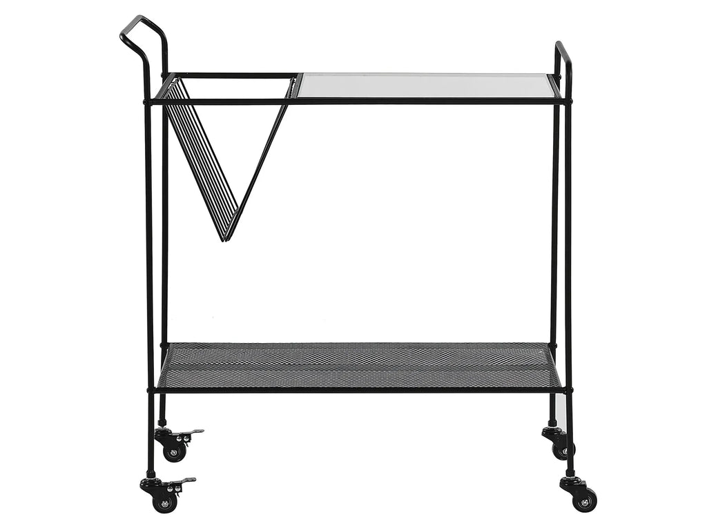 Kitchen Trolley ALAMO Metal Black